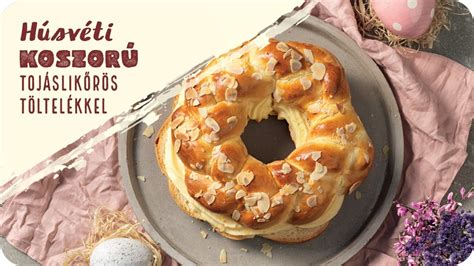 Húsvéti kalács koszorú