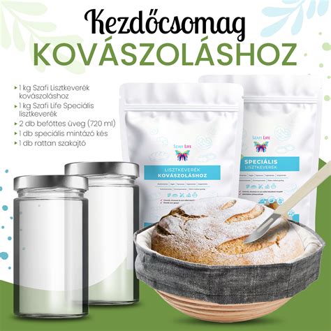 A kovász fejlődésének fázisai üvegben