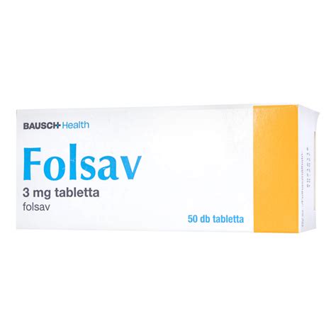 Folsav étrend-kiegészítő tabletta