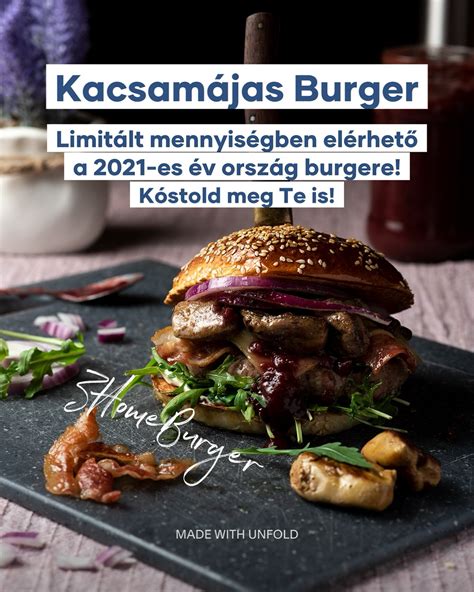 kacsamájas hamburger