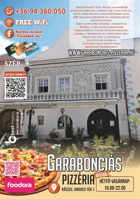 Garabonciás Pizzéria belső tér elrendezése