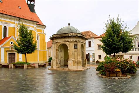 Kőszegi Városháza és a Jurisics tér részlete