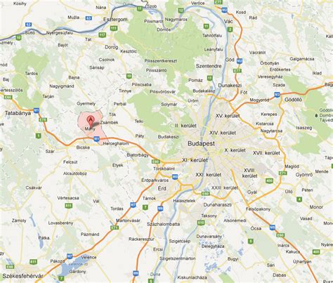 Térkép Budapest környéki termelői piacokról