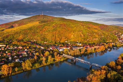 Tokaj város látképe