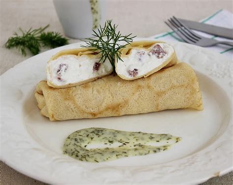 sós palacsinta töltelékkel