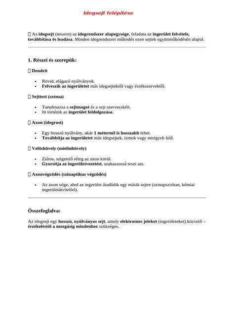 A DrSÉF étlapjának felépítése
