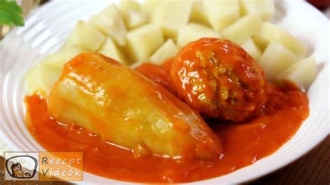 Töltött paprika friss TV paprikából