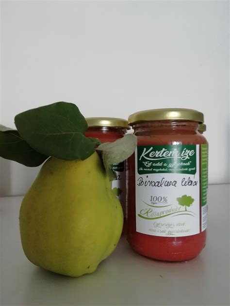 Különféle birsalma termékek