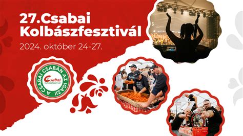 Csabai Kolbászfesztivál plakát