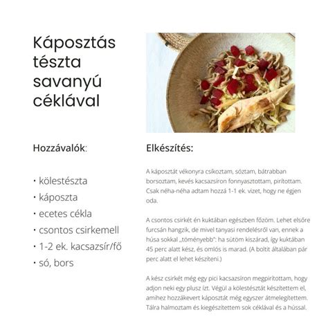 A káposztás bableveshez szükséges alapanyagok