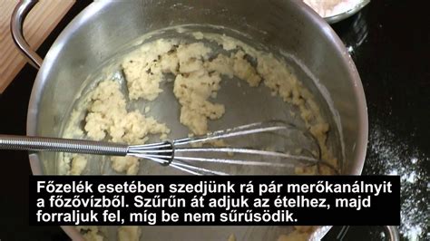 Főzési folyamat, rántás készítése