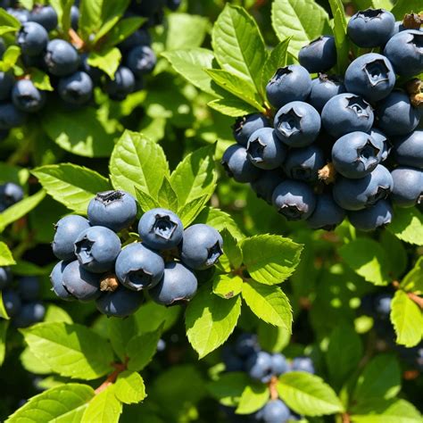 Kék áfonya bogyók közelképe