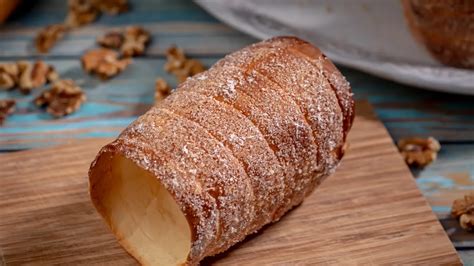 Kürtőskalács tányérdesszertként