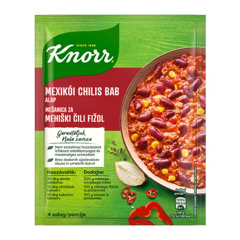 Chilis bab alap hozzávalói