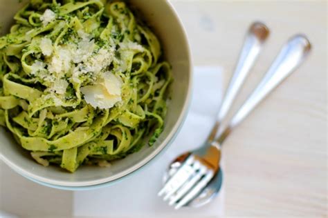 házi készítésű spenótos tagliatelle