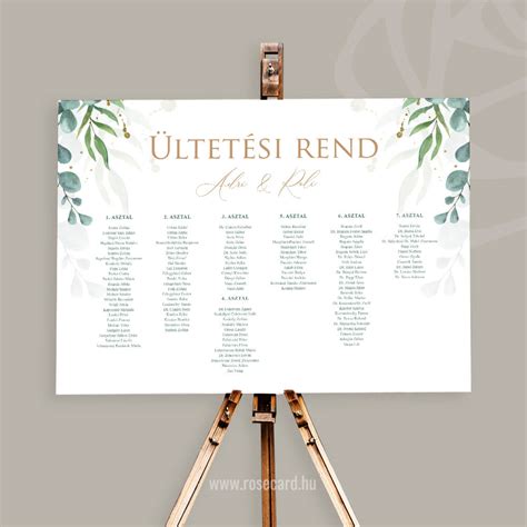 Online ültetési rend tervező felülete