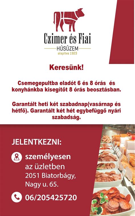 Czimer és Fiai Húsüzem bejárata