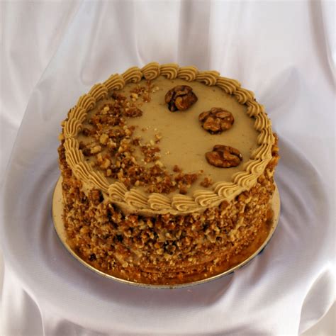 karamellás diós sajttorta szelet