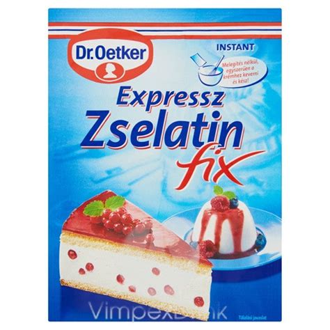 Instant zselatin