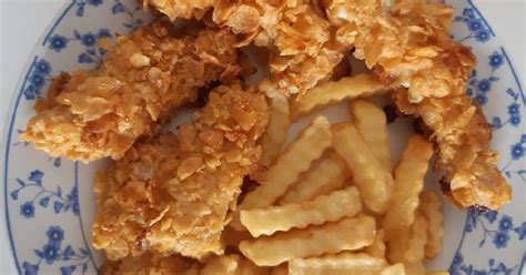 Kukoricapelyhes csirkemell falatkák