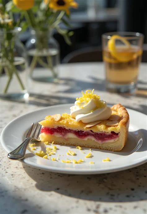 Citromkrémmel töltött tart