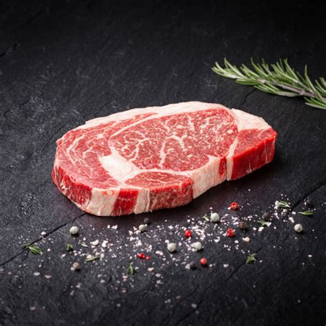 Marha ribeye steak vágat