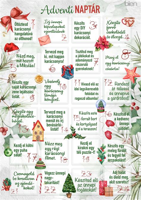 Hagyományos adventi naptár
