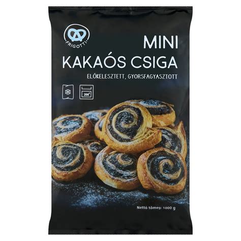 Tesco kakaós csiga csomagolása