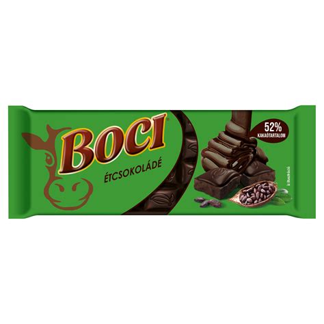 Boci tejcsokoládé és étcsokoládé