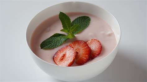 Eper joghurt krém textúra