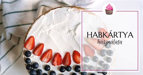Habkártya használata a torta simításához