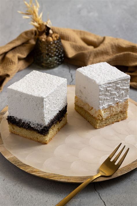 Mákos-túrós torta mintázás