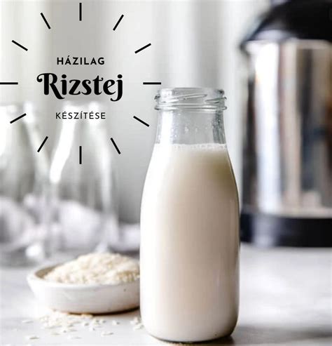 Házi rizstej készítése