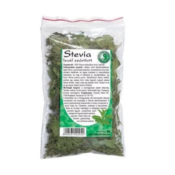 szárított stevia levelek