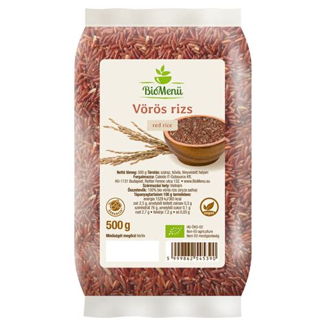 Vörös rizs szemek