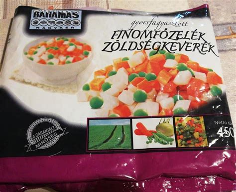 Fagyasztott zöldségmix