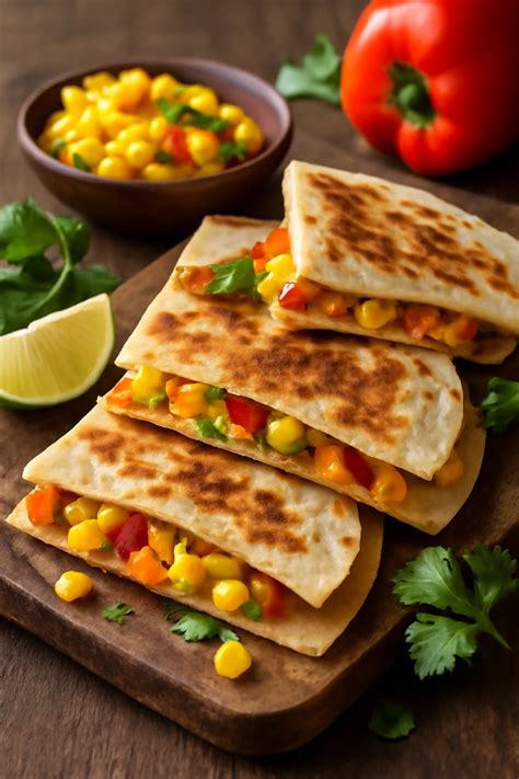 mexikói quesadilla tálalás