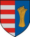Újhartyán látképe naplementekor