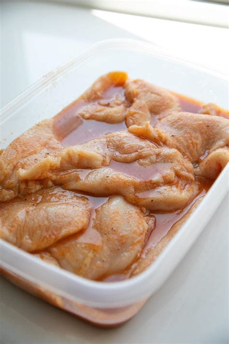chicken marinade process