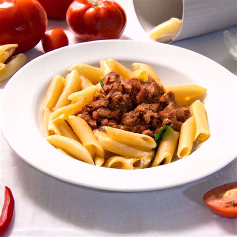 Sajttal megszórt bolognai penne