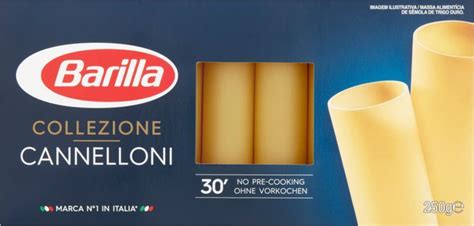 Cannelloni tészta csövek