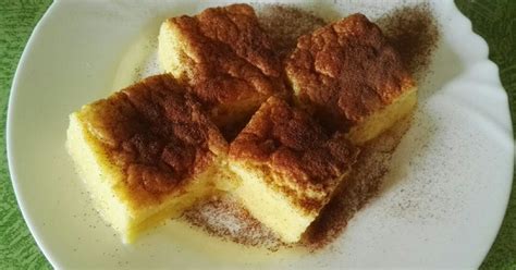 sült tejbegríz tálalása aranybarnára pirult tetővel