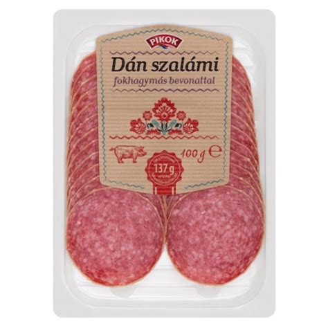 Szalámi fajták és metszetük