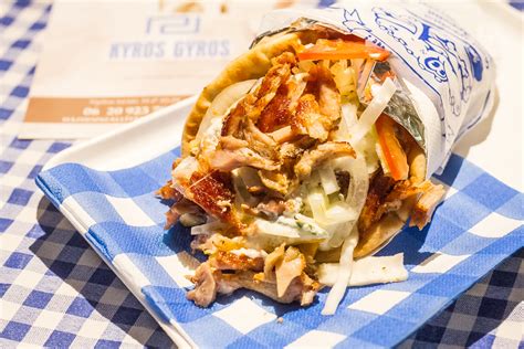 Kyros Gyros logó és görög étel