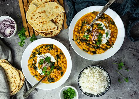 Egy tál ízletes csicseriborsó curry