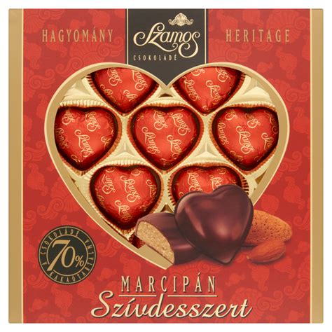 Szamos Szívdesszert Marcipán csomagolása