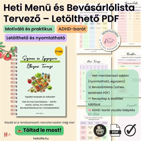 Rendszerezett receptek