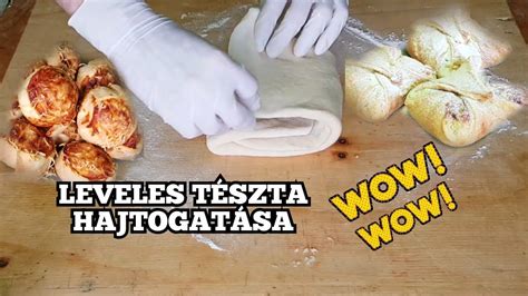 tészta hajtogatása infographic