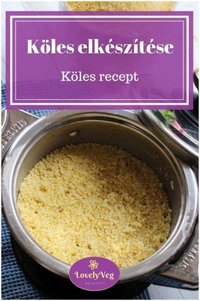 Különböző köles alapú ételek