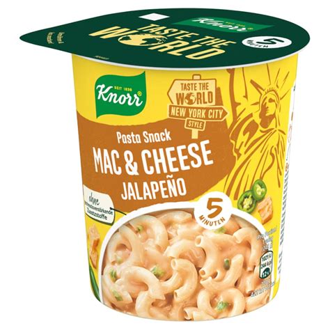 Knorr tészta poharas termékek választéka